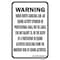 Signmission Safety Sign, 12 in Height, Aluminum, 18 in Length, 25152 A-1218-25152 - alternate 1
